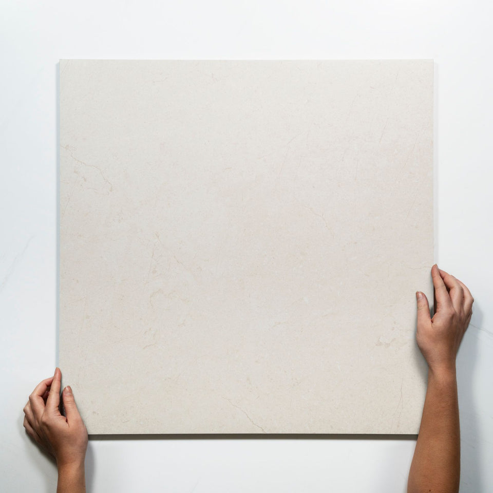Drift Ivory Honed Porcelain Tile 600 x 600mm