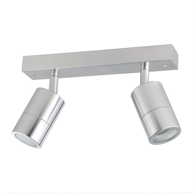 Eglo Fremantle 2 Light Adjustable Outdoor Ceiling Light Titanium 206154 - The Blue Space