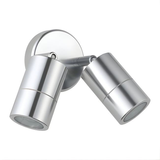 Eglo Fremantle 2 Light Adjustable Outdoor Wall Light Titanium 206148 - The Blue Space