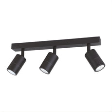 Eglo Fremantle 3 Light Adjustable Outdoor Ceiling Light Black 206159 - The Blue Space