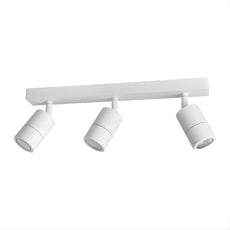 Eglo Fremantle 3 Light Adjustable Outdoor Ceiling Light White 206161 - The Blue Space