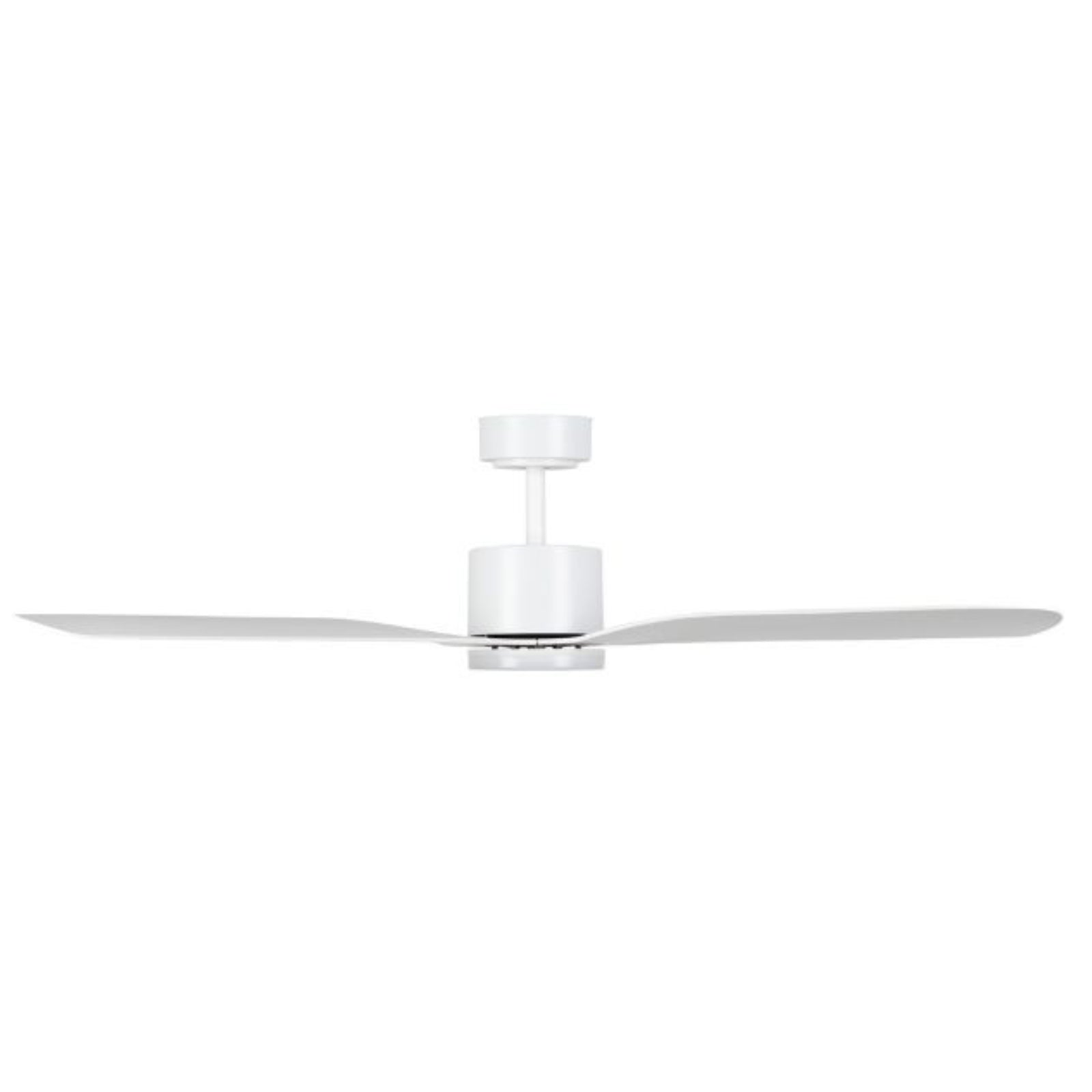Side View Eglo Iluka 52 Inch DC Fan 18W LED Tri-Col White 20537801 - The Blue Space