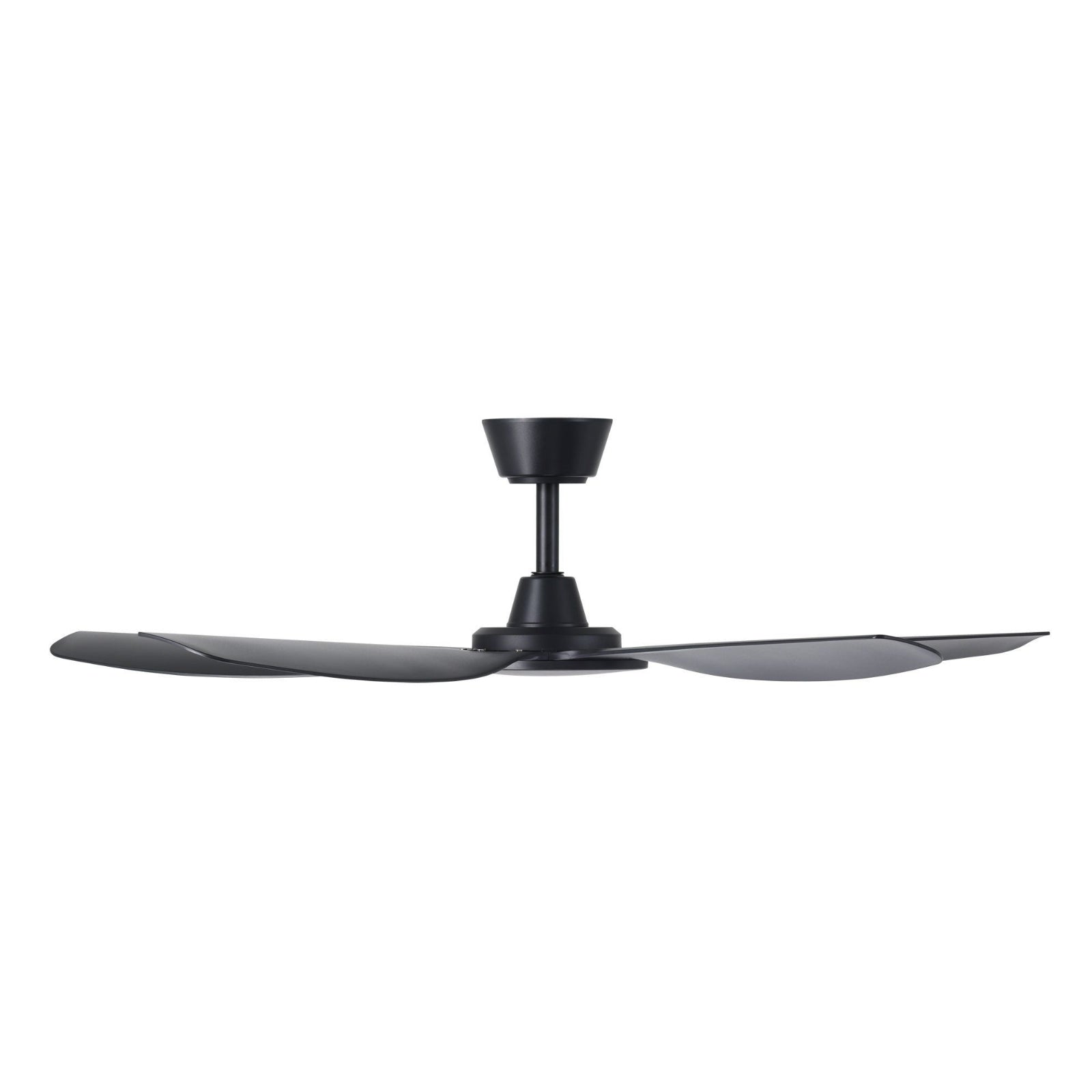 Side View Eglo Miami 48 DC Ceiling Fan Black  20796302 - The Blue Space