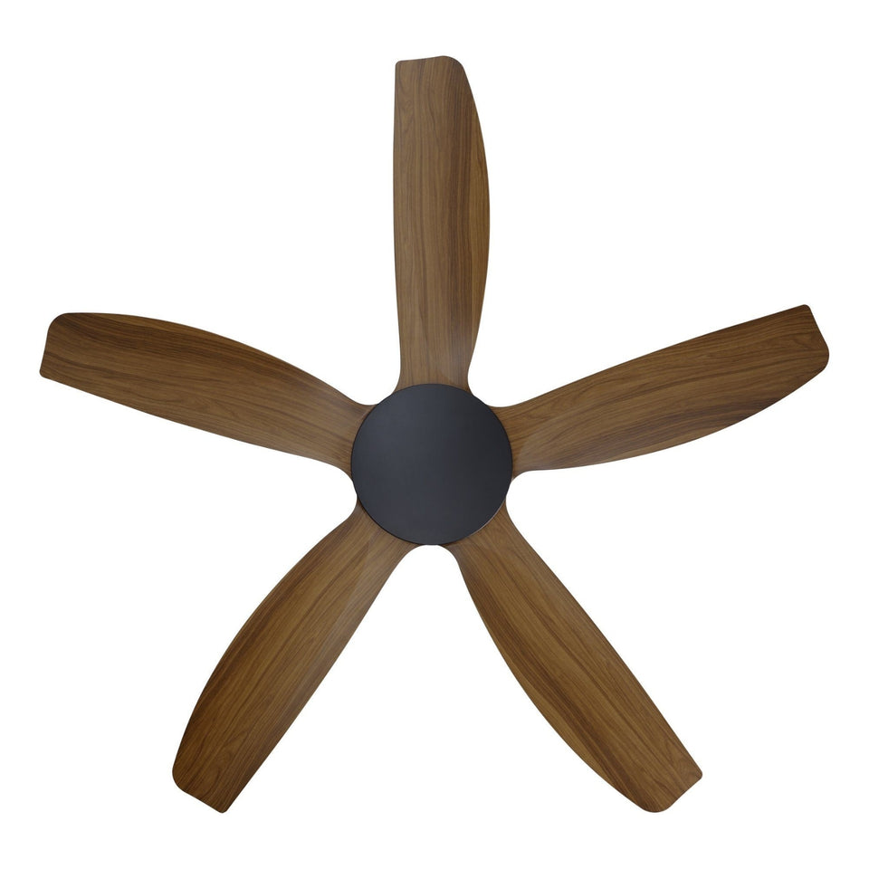 Eglo Miami 48 DC Ceiling Fan Black/Teak