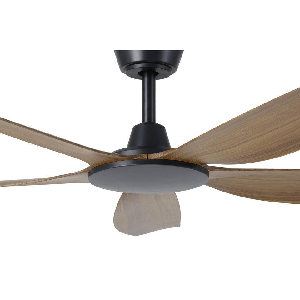 Eglo Miami 48 DC Ceiling Fan Black/Teak