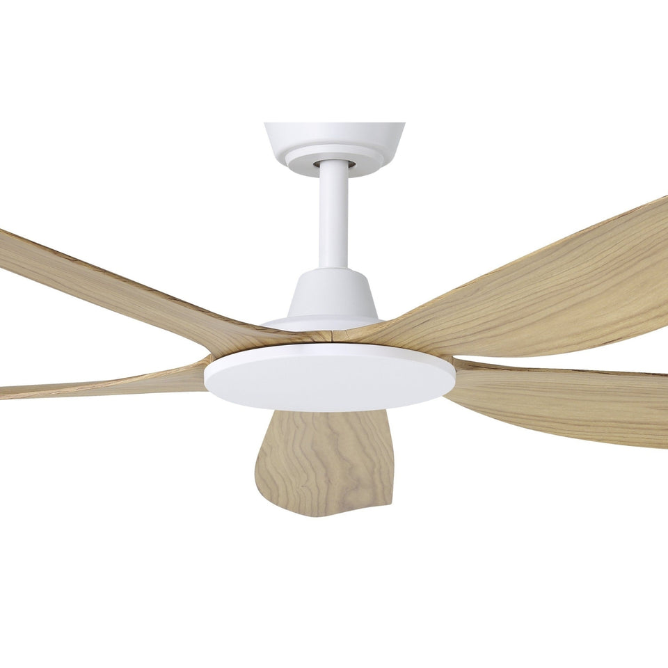 Eglo Miami 52 DC Ceiling Fan White /Blackbutt
