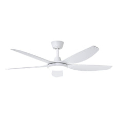 Light On Eglo Miami 52 DC Ceiling Fan with LED Light White    20796701 - The Blue Space