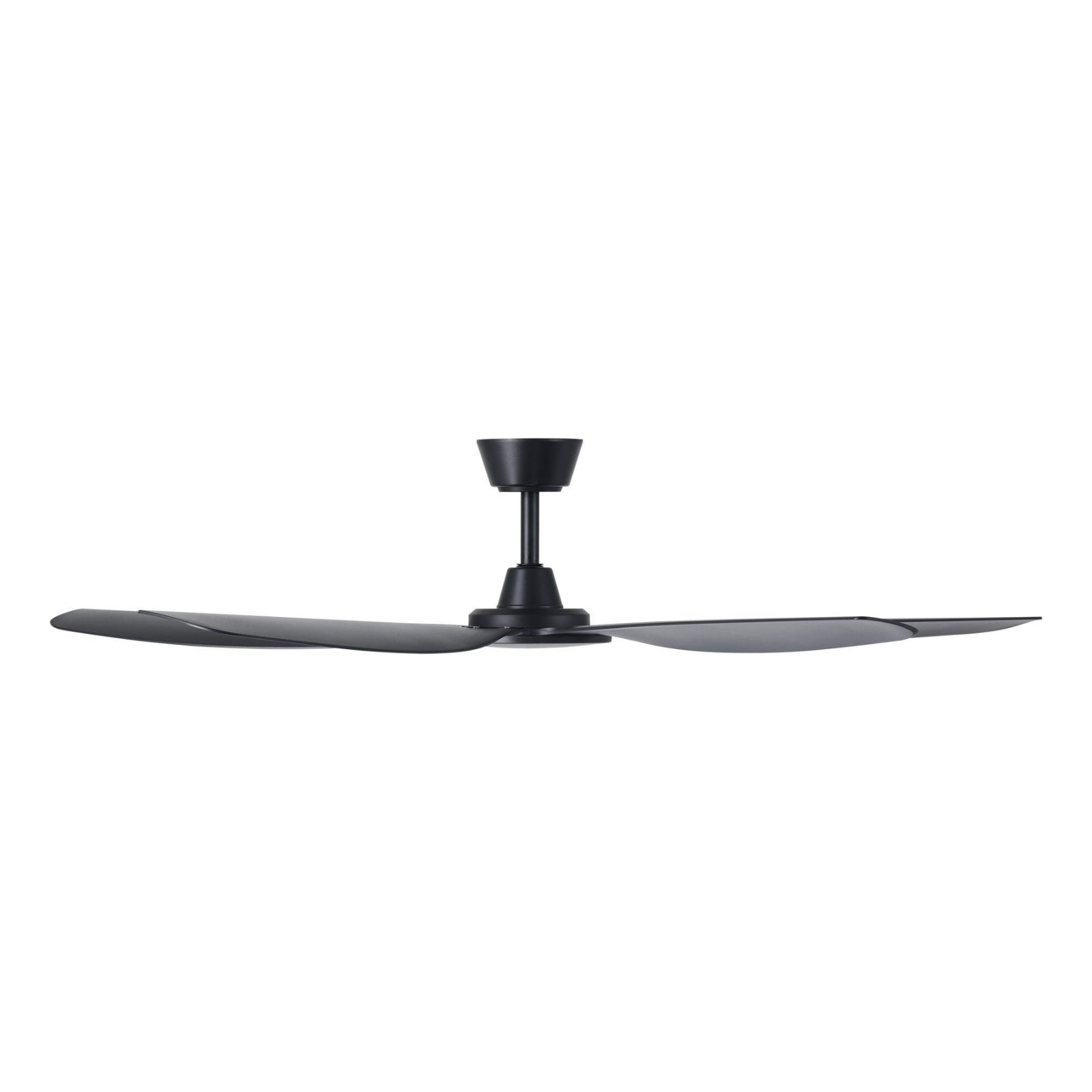Side View Eglo Miami 60 DC Ceiling Fan Black 20796502 - The Blue Space