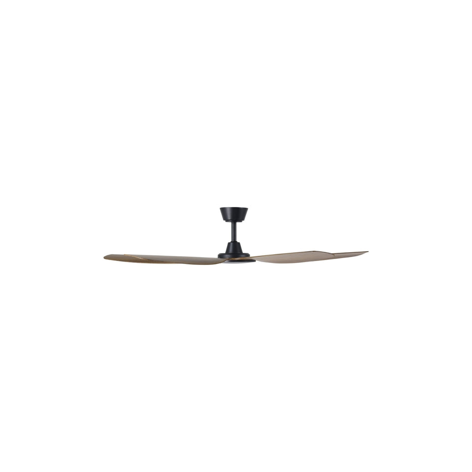 Eglo Miami 60 DC Ceiling Fan Black/Teak