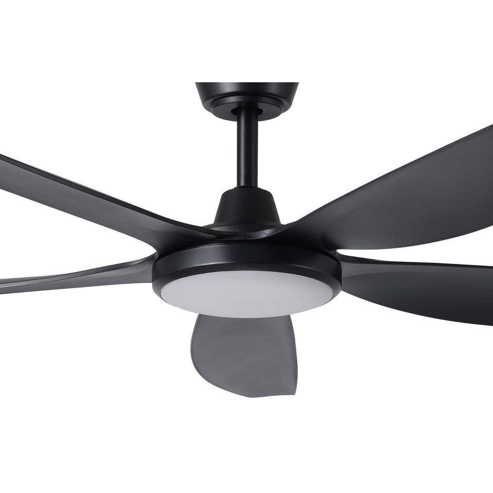 Eglo Miami 60 DC Ceiling Fan with LED Light Black
