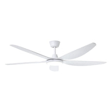 Light On Eglo Miami 60 DC Ceiling Fan with LED Light White    20796801 - The Blue Space