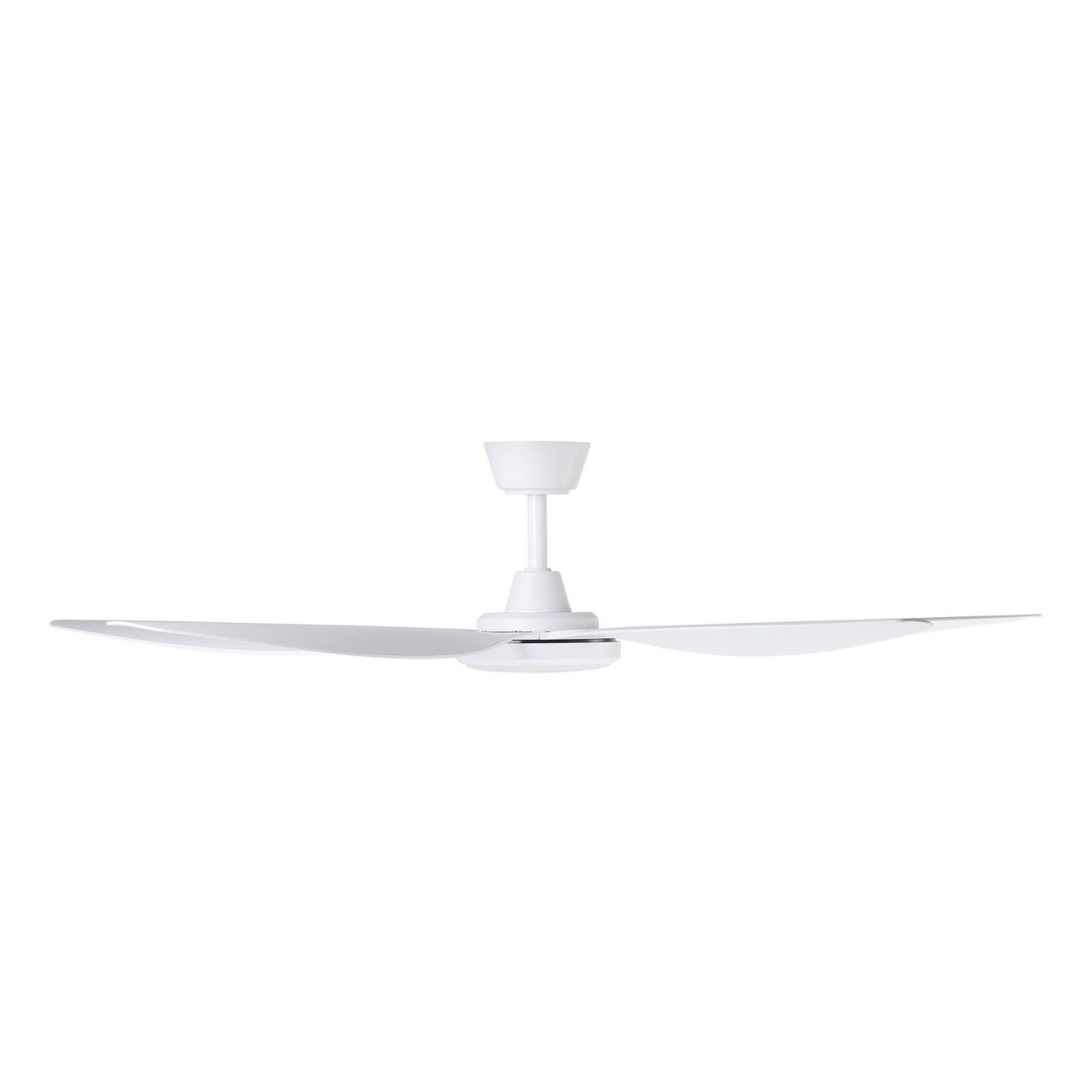 Side View Eglo Miami 60 DC Ceiling Fan with LED Light White    20796801 - The Blue Space