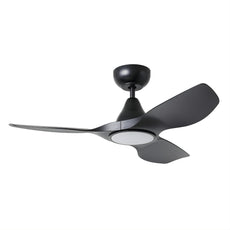 Eglo Surf 40 DC Ceiling Fan with LED Light Black 20789302 - The Blue Space