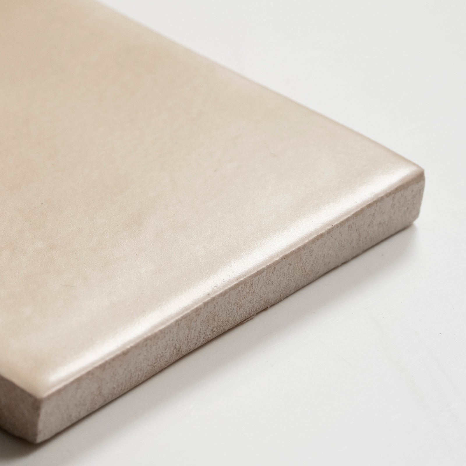 Oblique Evelyn Off-White Handmade Zellige Satin Tile 100 x 100mm BYREA1 - The Blue Space