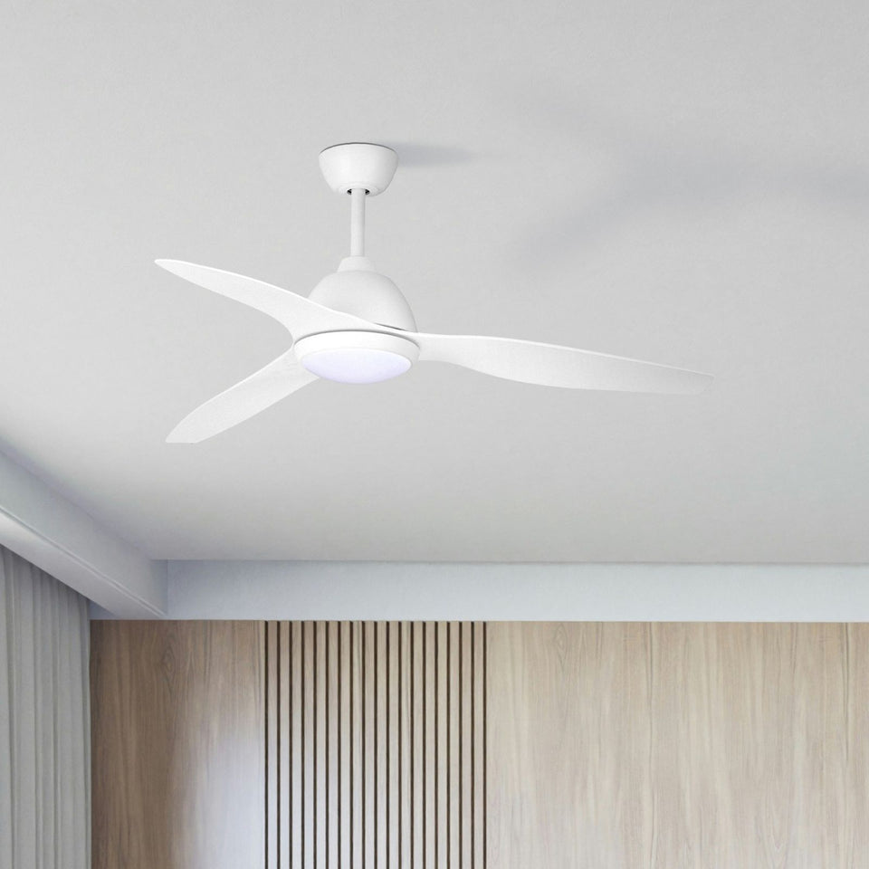 Fanco Breeze 48'' (122cm) AC Ceiling Fan with LED Light - White