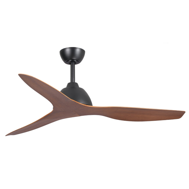 Fanco Breeze 52'' (132cm) AC Ceiling Fan - Black and Koa F0100/205B - The Blue Space