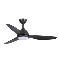 Fanco Breeze 52'' (132cm) AC Ceiling Fan with LED Light - Black