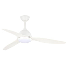 Fanco Breeze 52'' (132cm) AC Ceiling Fan with LED Light - White F0101/101B - The Blue Space