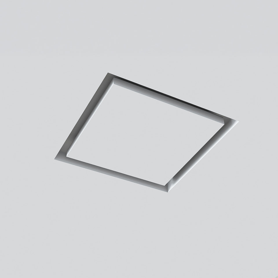 Fanco Designer 125mm Square Bathroom Ventilation Kit White