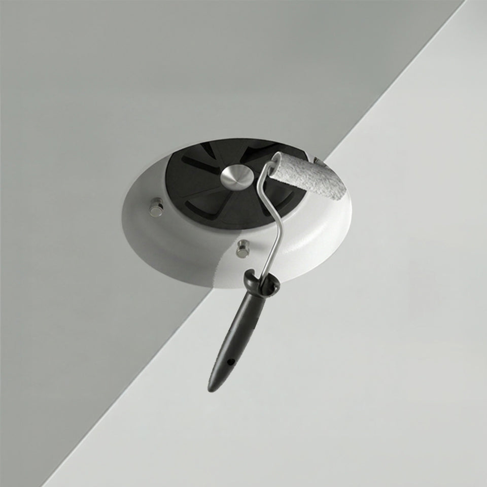 Fanco Designer 150mm Round Bathroom Ventilation Kit White