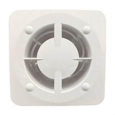 No Cover Fanco Dynamic 100mm Duct Square Exhaust Fan Matte White W-EMVUDY11-MWH - The Blue Space