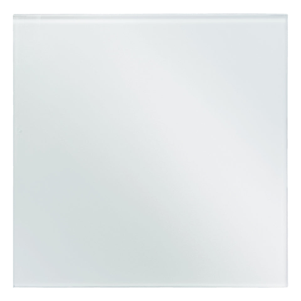Fanco Dynamic Wall/Ceiling 150mm Duct Square Exhaust Fan Glass White