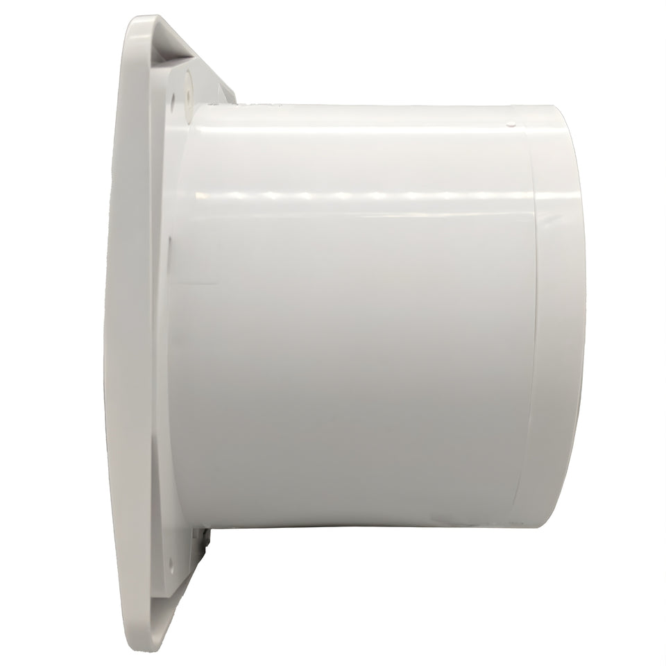 Fanco Dynamic Wall/Ceiling 150mm Duct Square Exhaust Fan Matte Black