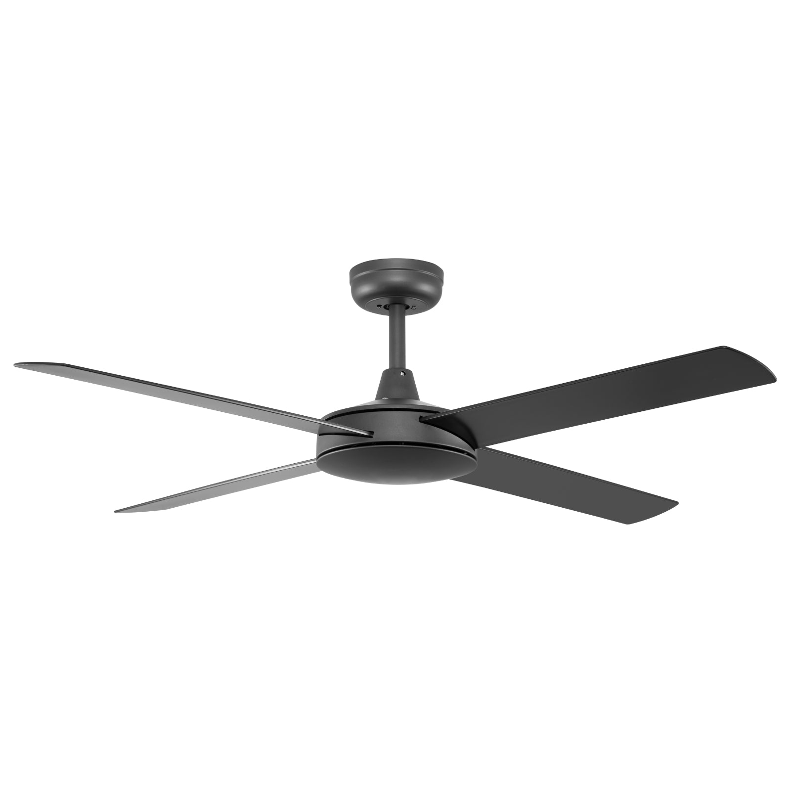 Fanco Eco Silent Deluxe 52'' (132cm) DC Ceiling Fan with Wall Control - Black KF1210/202B - The Blue Space