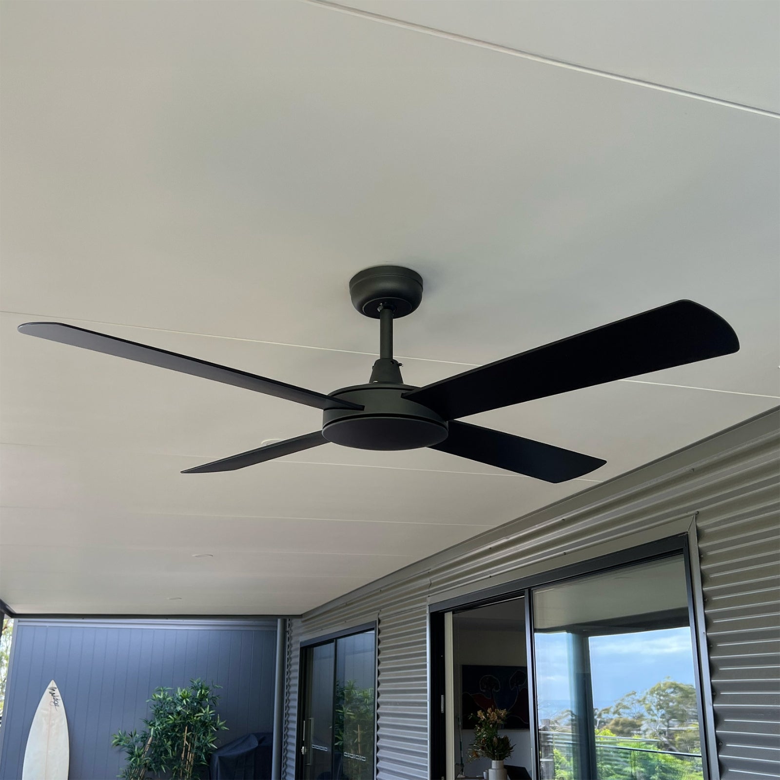 Lifestyle Fanco Eco Silent Deluxe 56'' (142cm) DC Ceiling - Black F1220/202B - The Blue Space