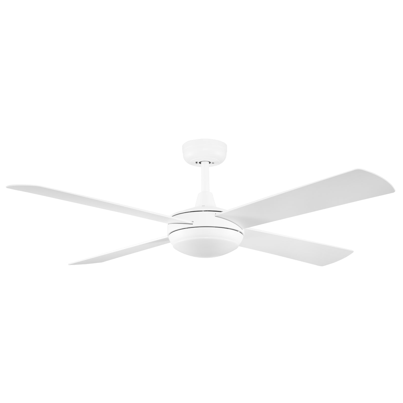 Fanco Eco Silent Deluxe 56'' (142cm) DC Ceiling Fan with LED Light - White F1221/101B - The Blue Space