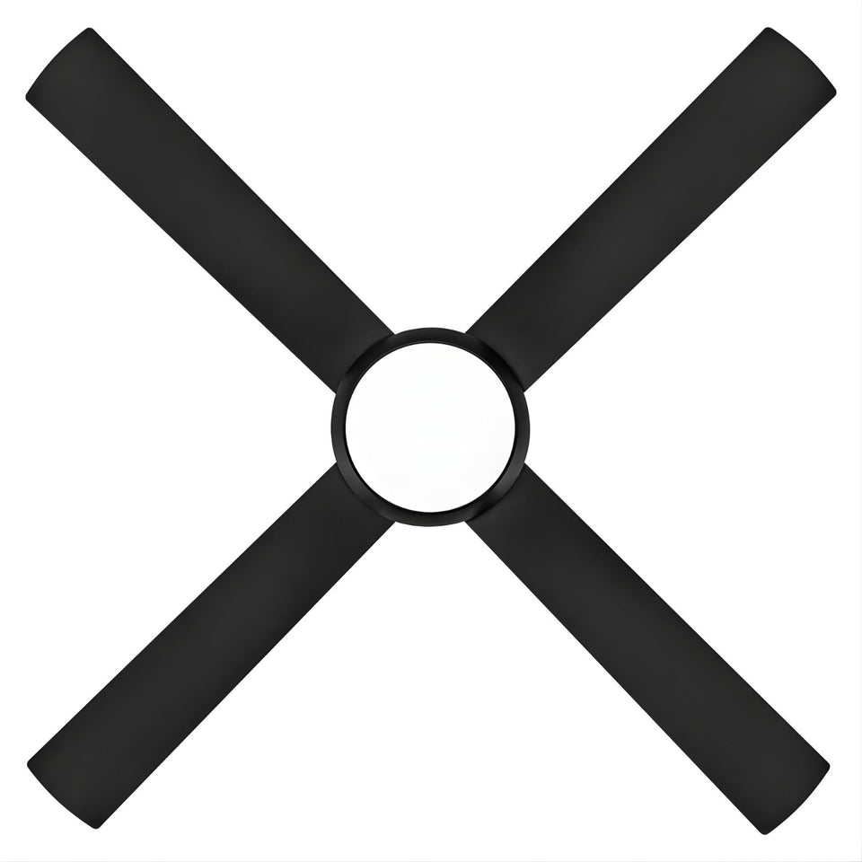 Fanco Eco Silent Pro 52'' (132cm) DC Ceiling Fan with LED Light Black