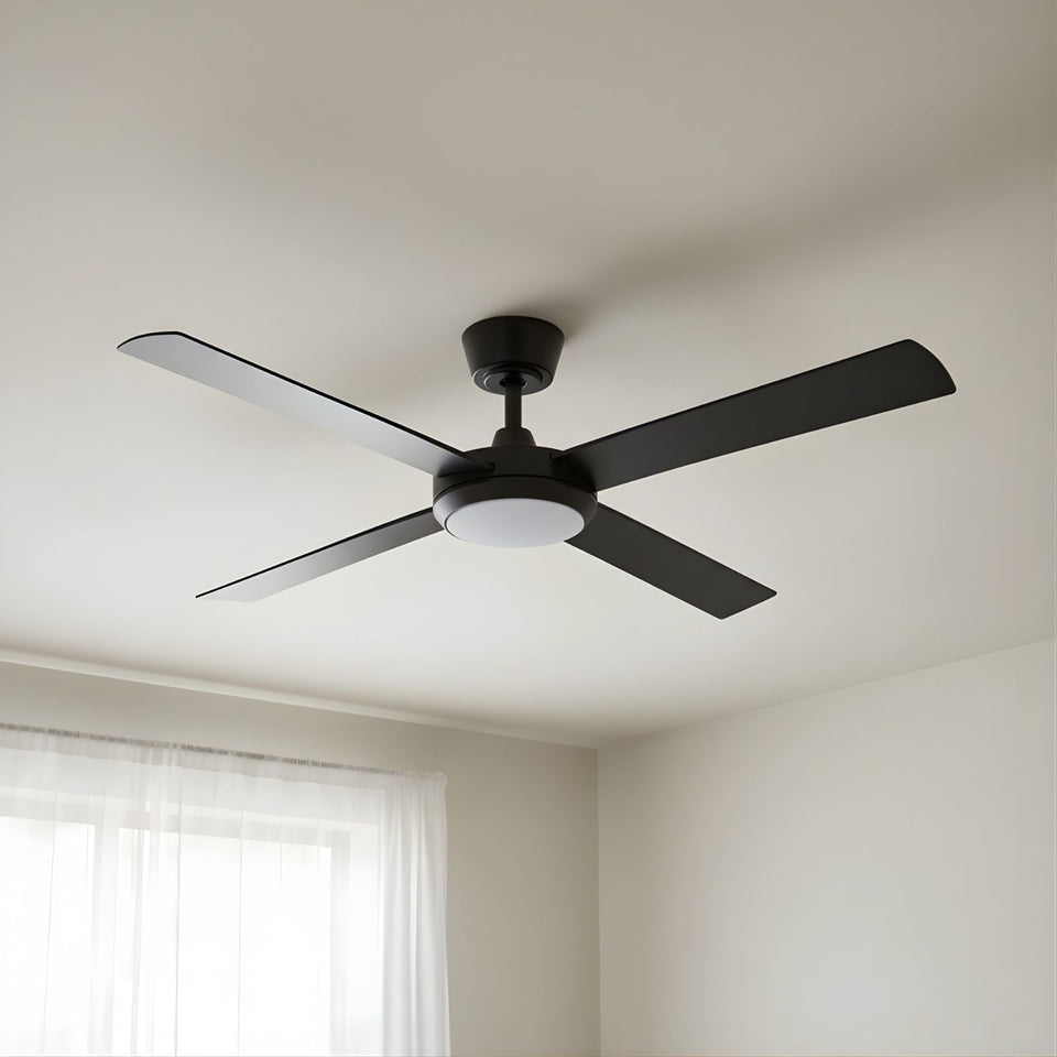 Fanco Eco Silent Pro 52'' (132cm) DC Ceiling Fan with LED Light Black