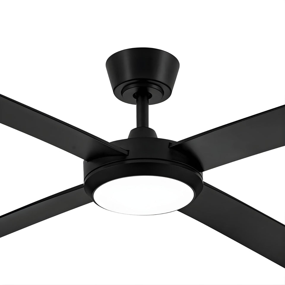 Fanco Eco Silent Pro 52'' (132cm) DC Ceiling Fan with LED Light Black