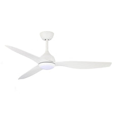 Fanco Eco Style 52'' (132cm) DC Ceiling Fan with LED Light - White F4011/101A - The Blue Space