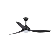 Fanco Eco Style 60'' (152cm) DC Ceiling Fan with LED Light - Black  - The Blue Space