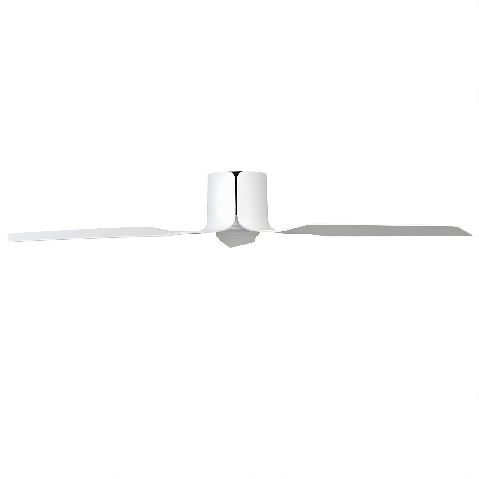 Side Fanco Flow 52'' (132cm) DC Ceiling Fan with LED Light - White KF0151/101A - The Blue Space