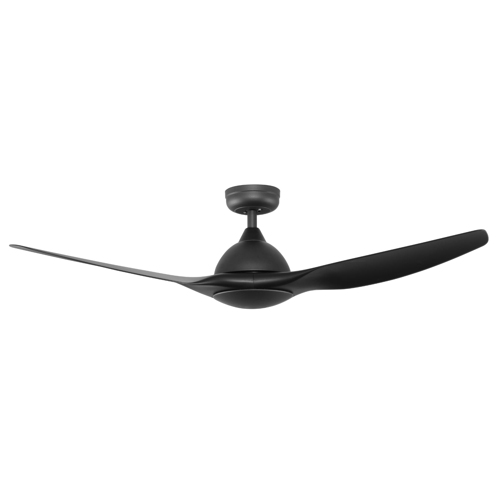 Side Fanco Horizon High Airflow 52" (132cm) DC Ceiling Fan - Black F3000/202C - The Blue Space