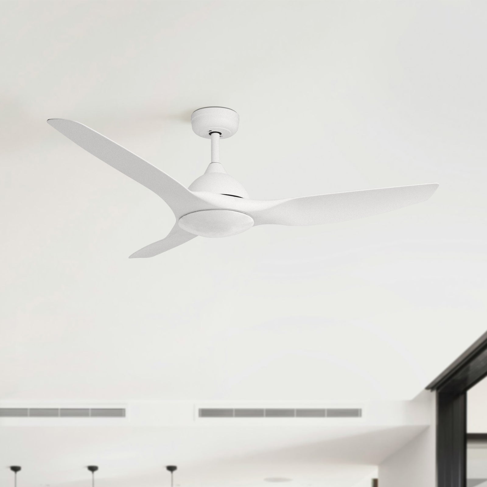 Ceiling Fanco Horizon High Airflow 52" (132cm) DC Ceiling Fan - White F3000/101C - The Blue Space