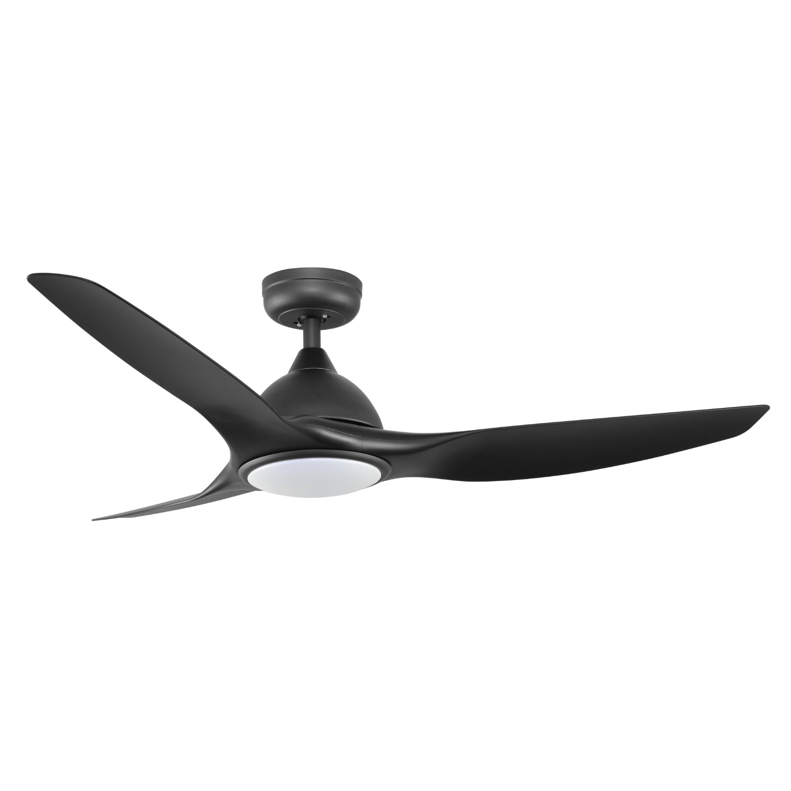Buttom Fanco Horizon High Airflow 52" (132cm) DC Ceiling Fan with LED Light - Black W-CFFCHZ23BLSMR-LED - The Blue Space