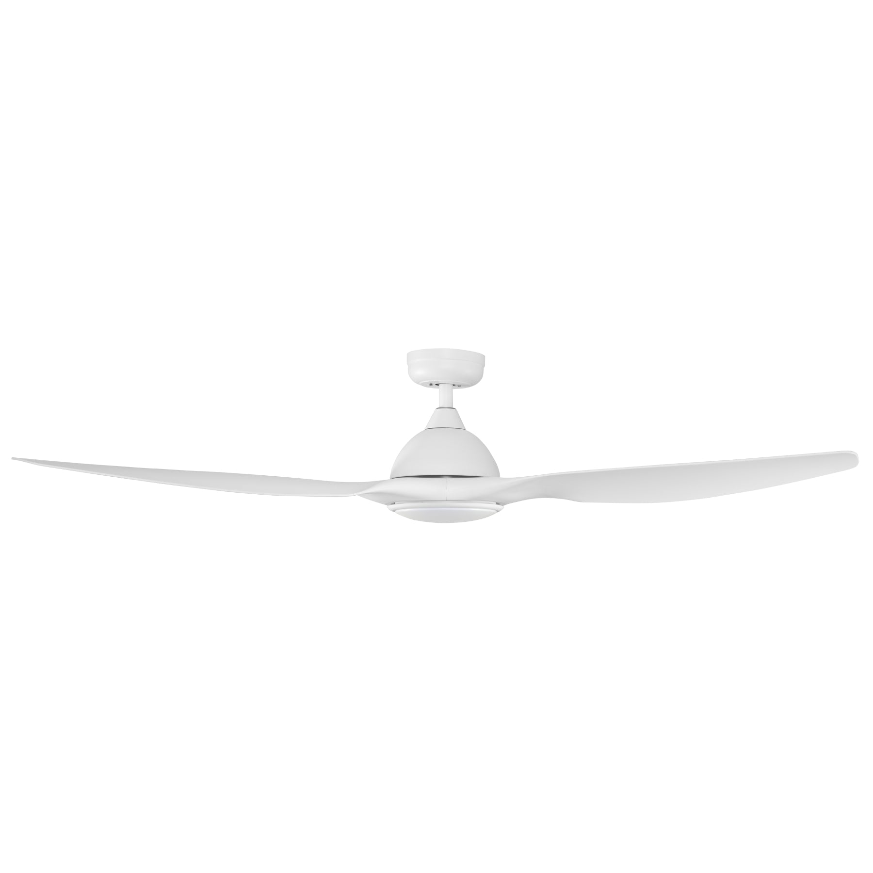 Side Fanco Horizon High Airflow 64" (162cm) DC Ceiling Fan with LED Light - White KF3021/101C - The Blue Space