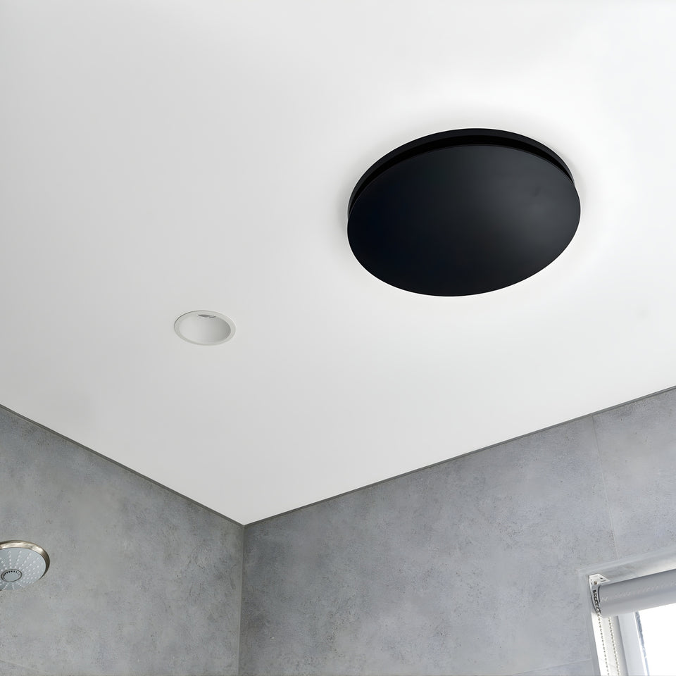 Fanco Hybrid 250 Round Exhaust Fan Black