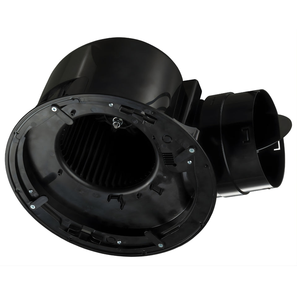 Fanco Hybrid 250 Round Exhaust Fan Black