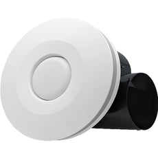 Fanco Hybrid 250 Round Exhaust Fan with LED White  W-ECVUHBM10-RWL - The Blue Space