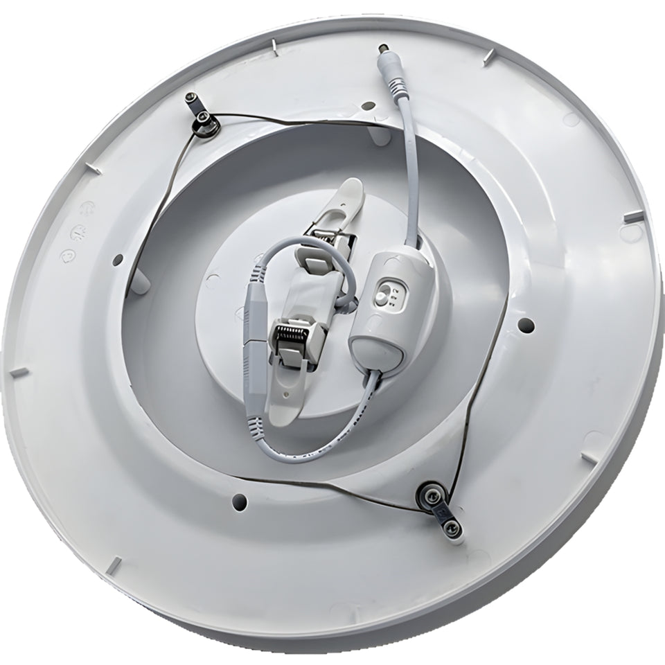 Fanco Hybrid 250 Round Exhaust Fan with LED White
