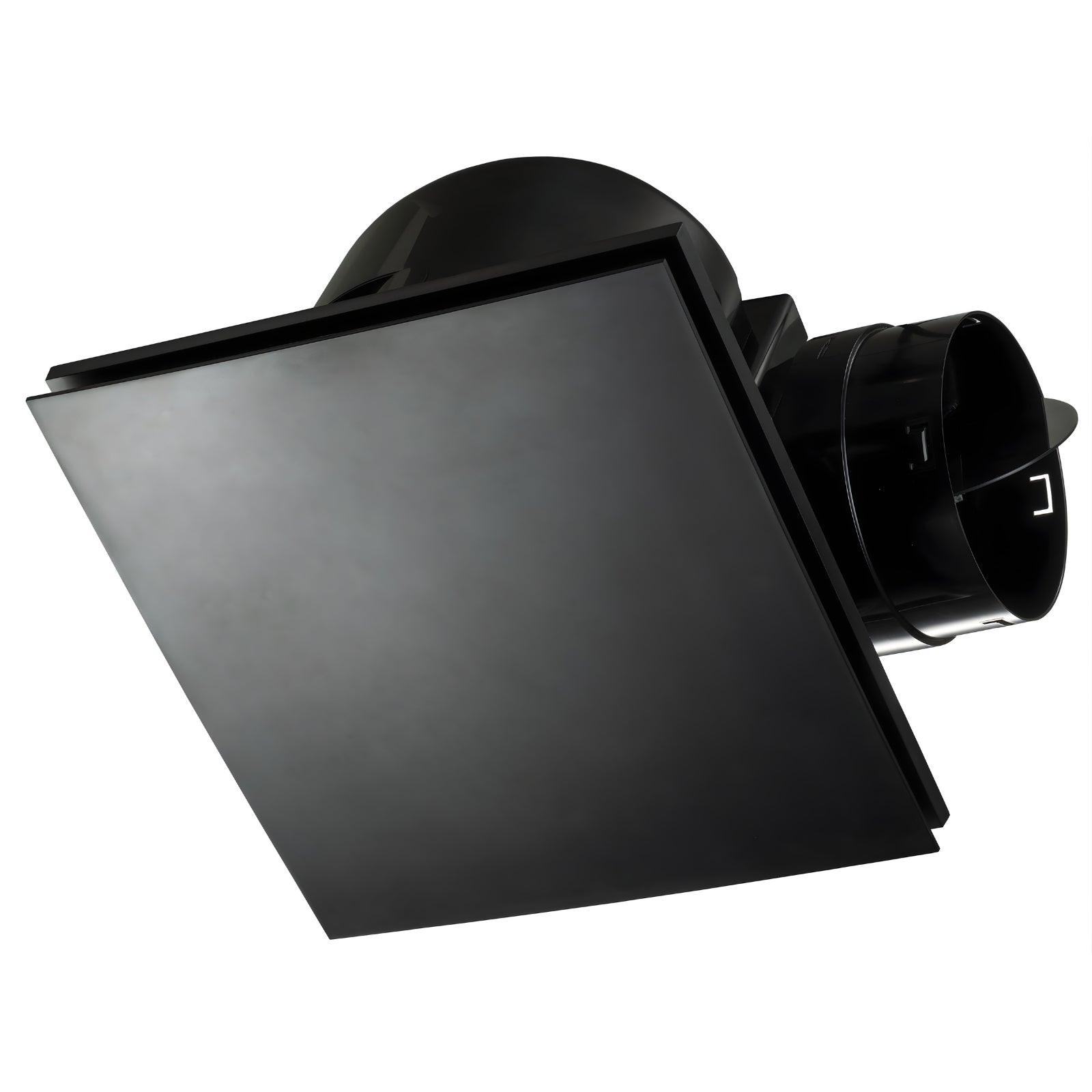 Fanco Hybrid 250 Square Exhaust Fan Black  W-ECVUHBM10-SQMB - The Blue Space