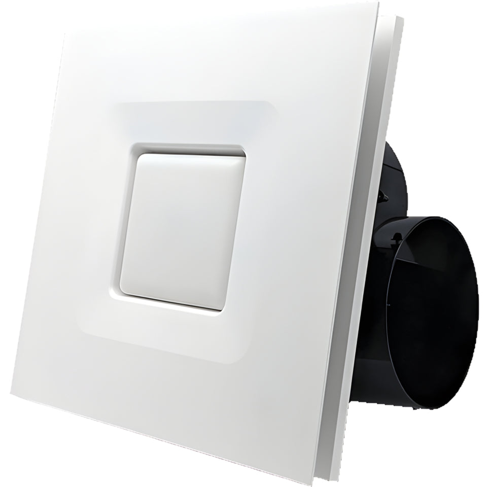 Fanco Hybrid 250 Square Exhaust Fan with with LED White