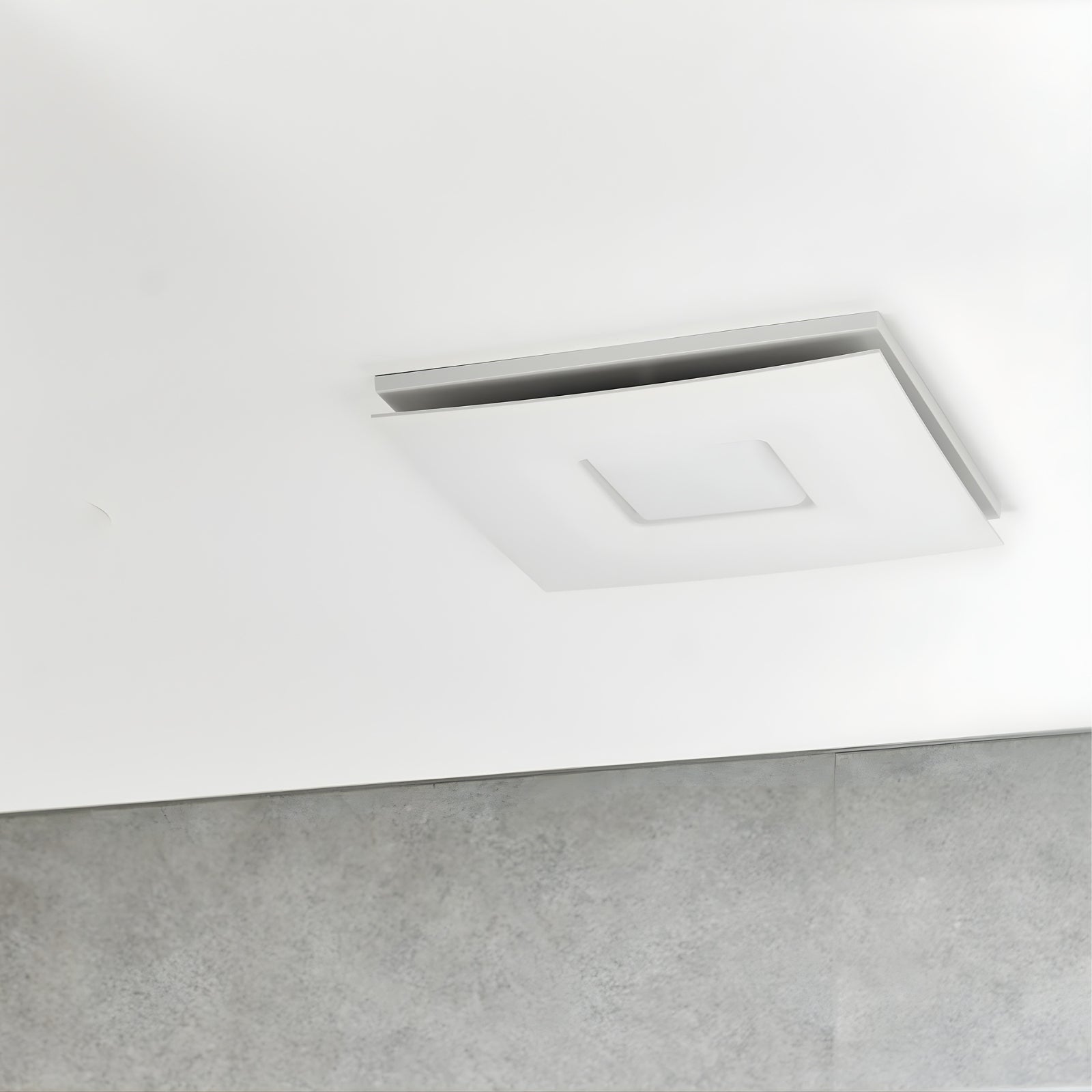 Lifestyle Fanco Hybrid 250 Square Exhaust Fan with with LED White  W-ECVUHBM10-SQWL - The Blue Space