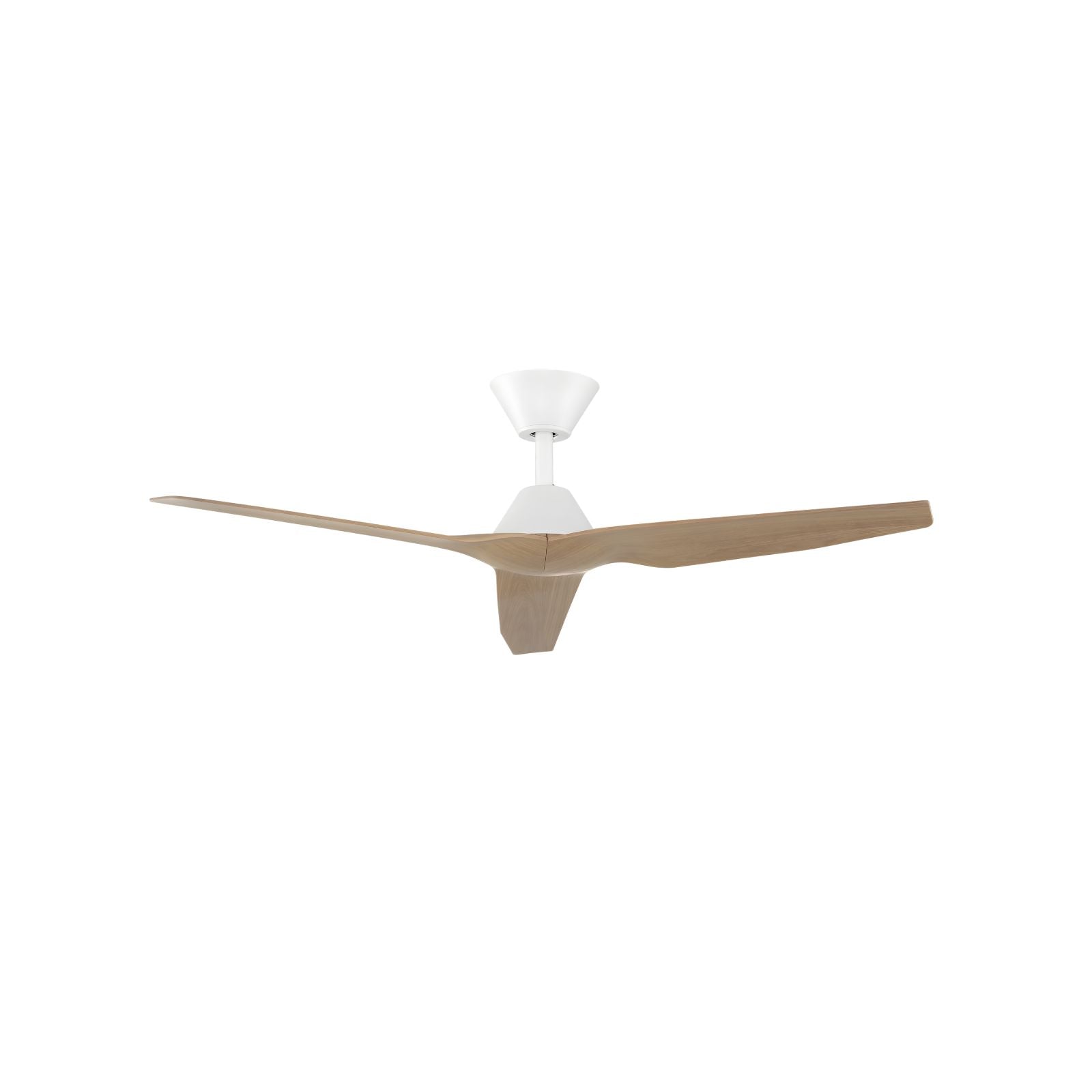 Side Fanco Infinity-iD 48'' (122cm) DC Ceiling Fan - White and Beechwood F8000/121B - The Blue Space