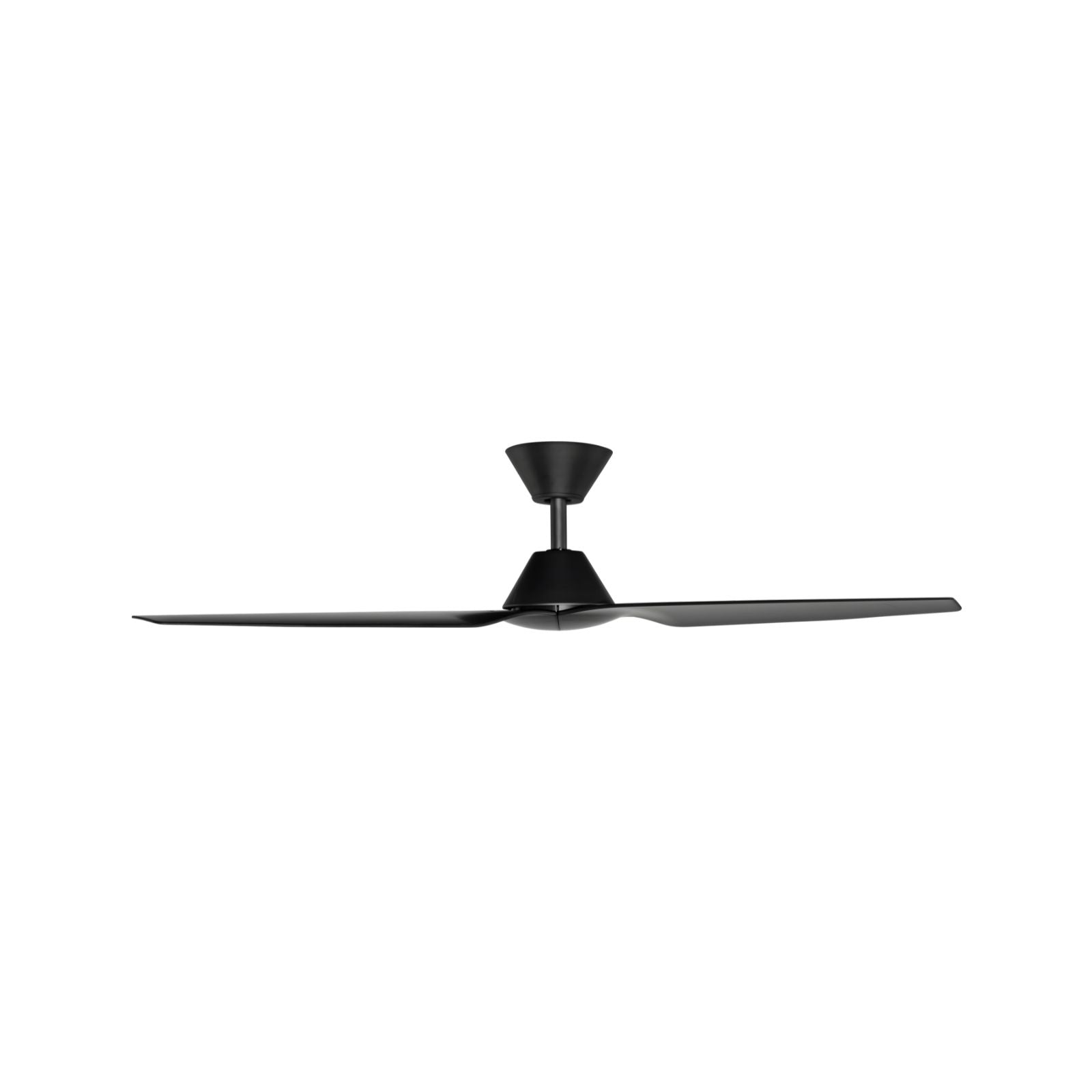 Side Fanco Infinity-iD 54'' (137cm) DC Ceiling Fan - Black F8030/202B - The Blue Space