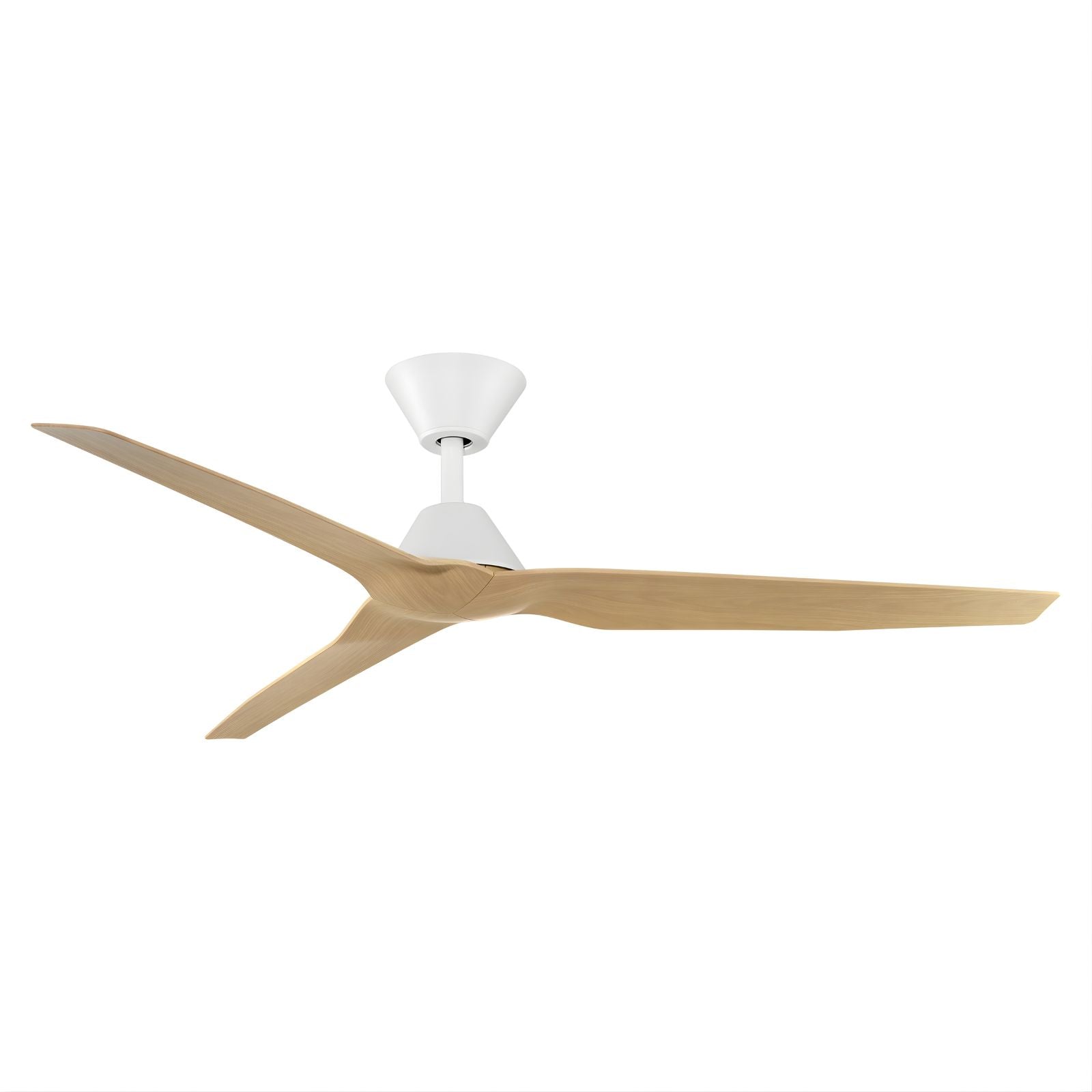 Fanco Infinity-iD 54'' (137cm) DC Ceiling Fan - White and Beechwood F8030/121B - The Blue Space